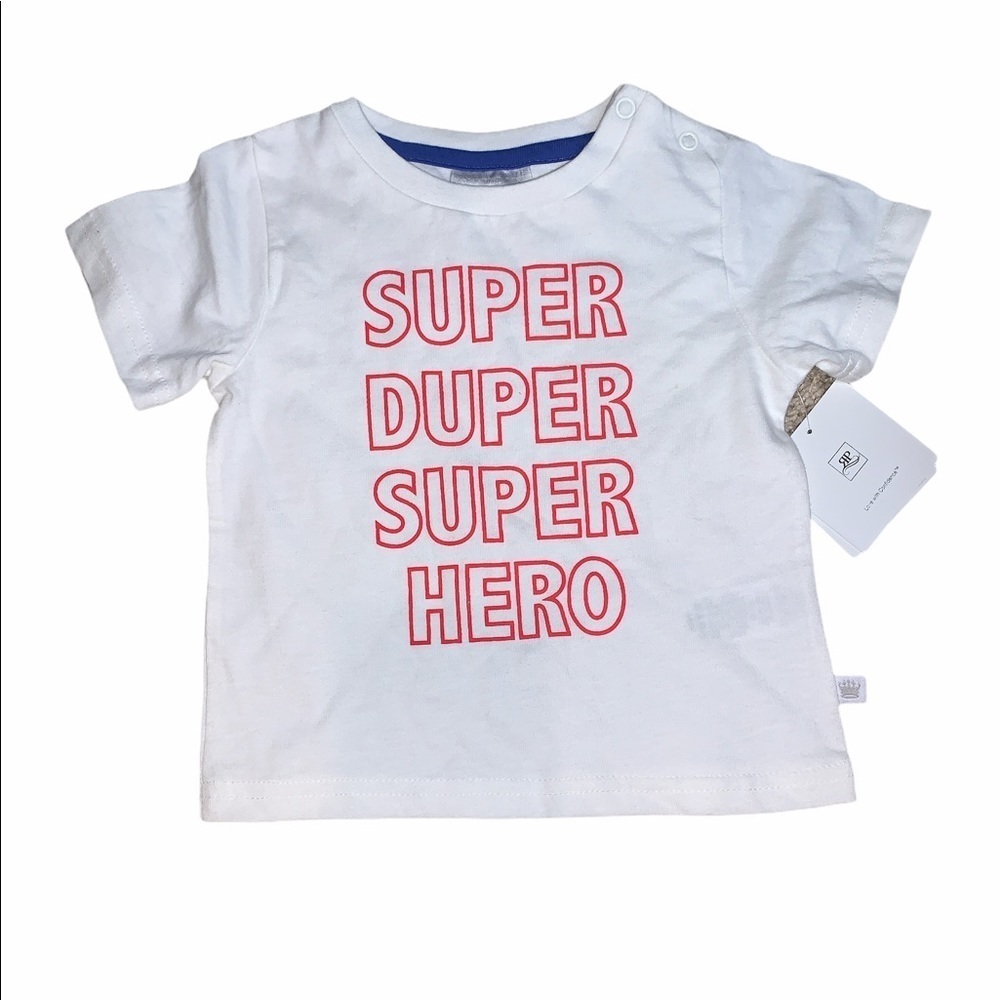 Rosie Pope Baby Super Hero T Shirt NWT